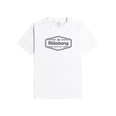  Billabong Trademark Ss Erkek Beyaz Tişört