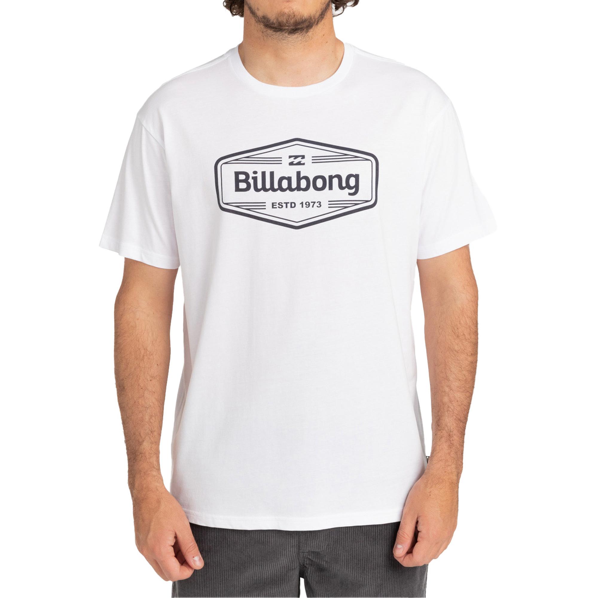 Billabong Trademark Ss Erkek Beyaz Tişört