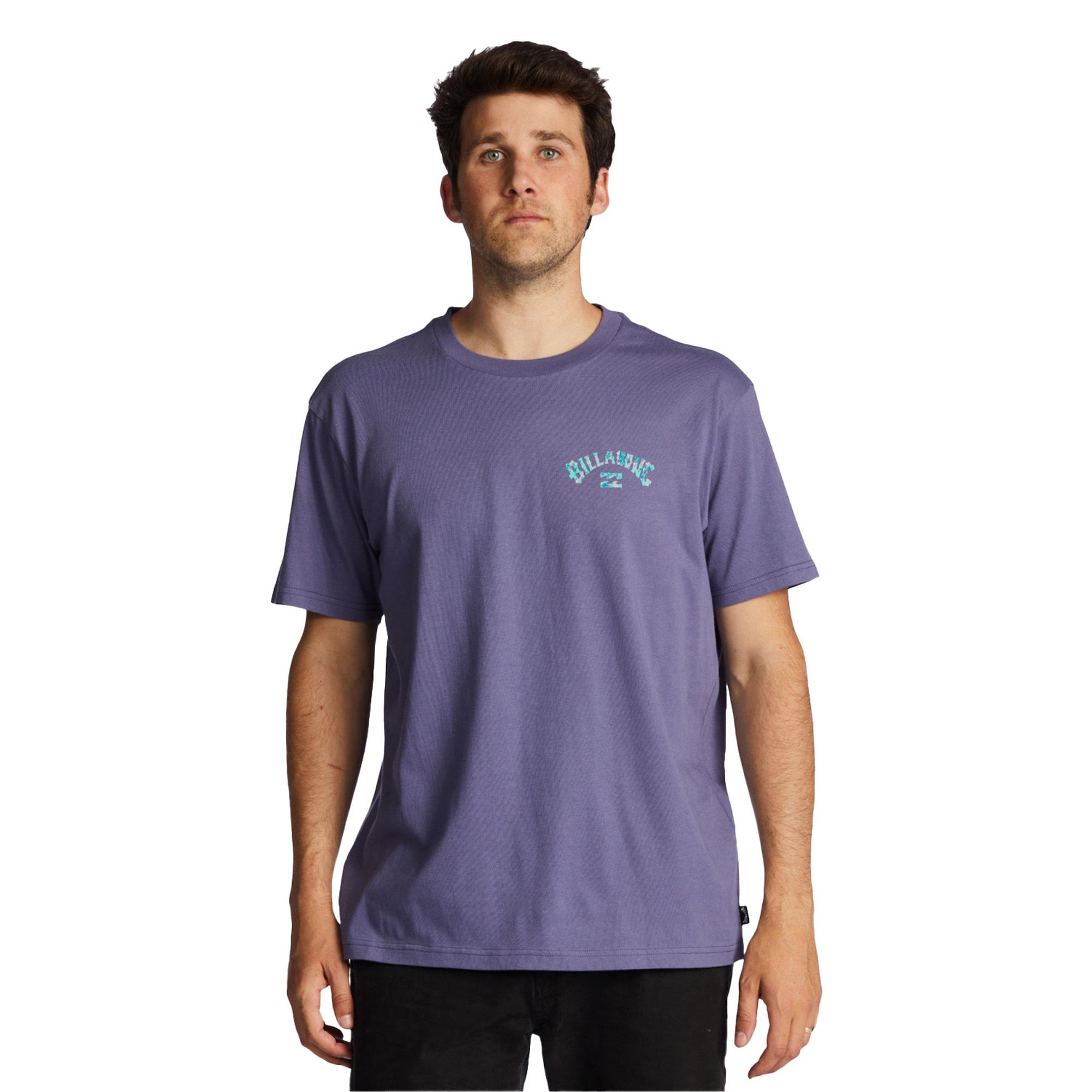 Billabong Arch Fill Ss Erkek Mor Tişört