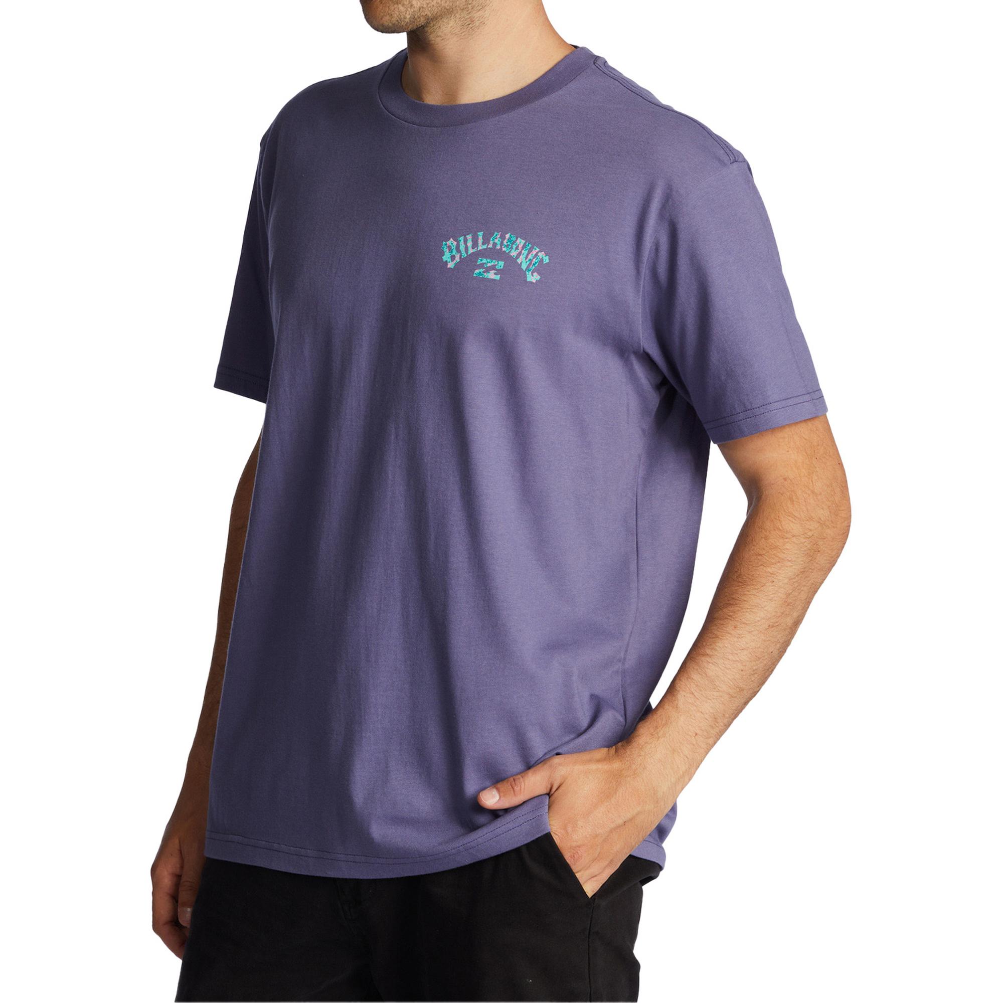 Billabong Arch Fill Ss Erkek Mor Tişört