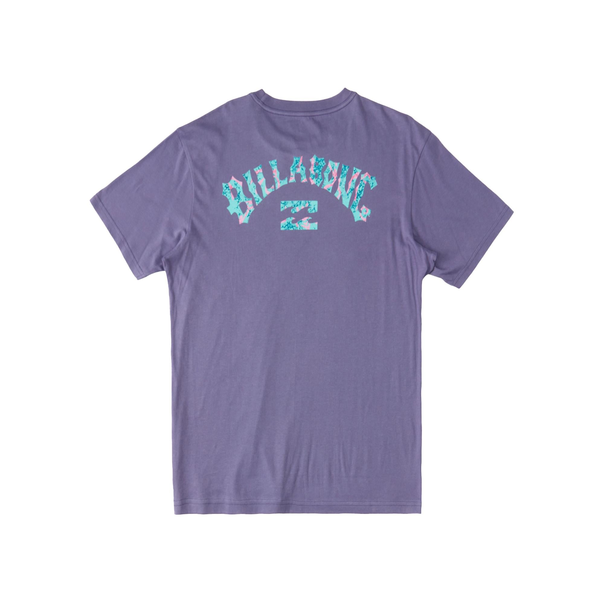 Billabong Arch Fill Ss Erkek Mor Tişört
