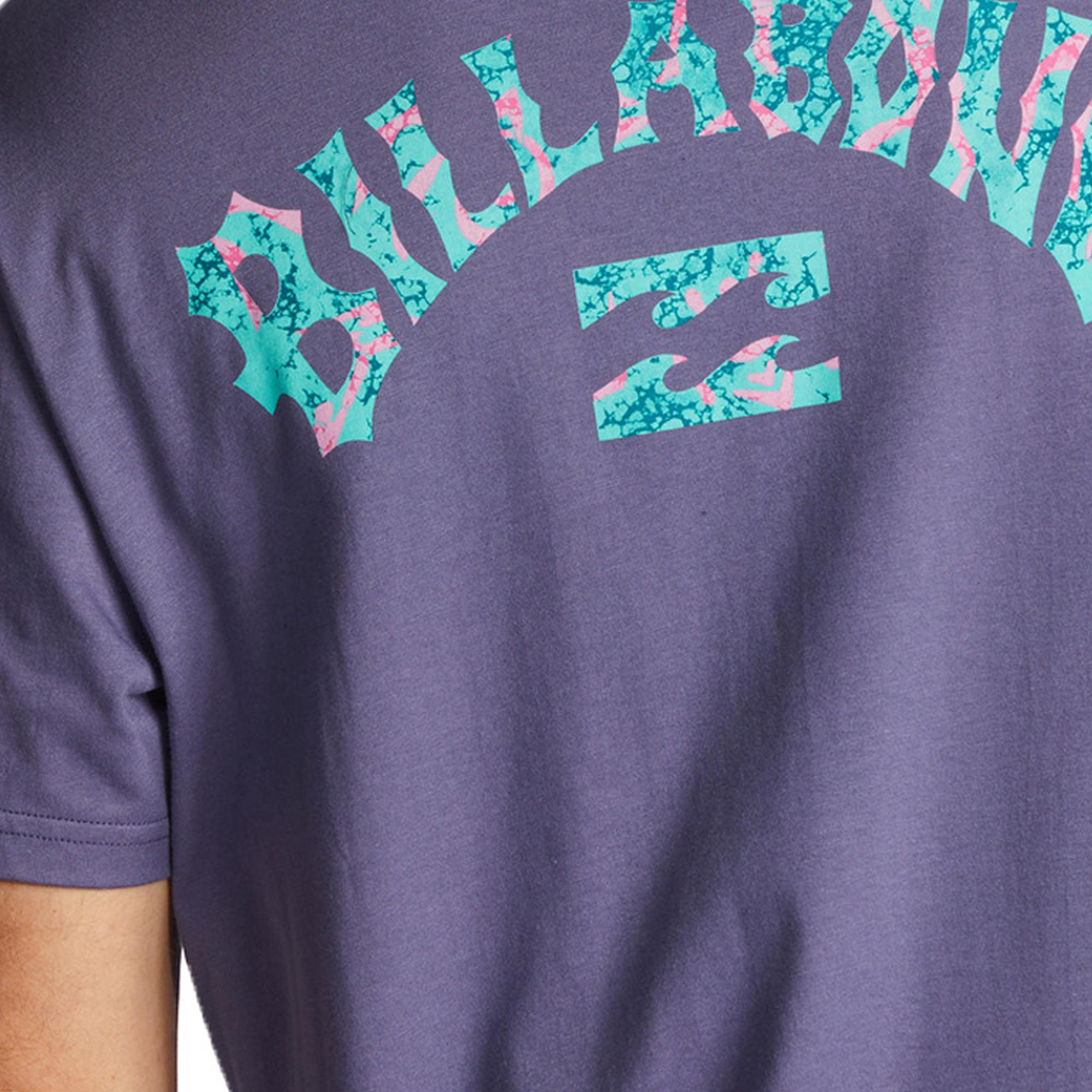 Billabong Arch Fill Ss Erkek Mor Tişört