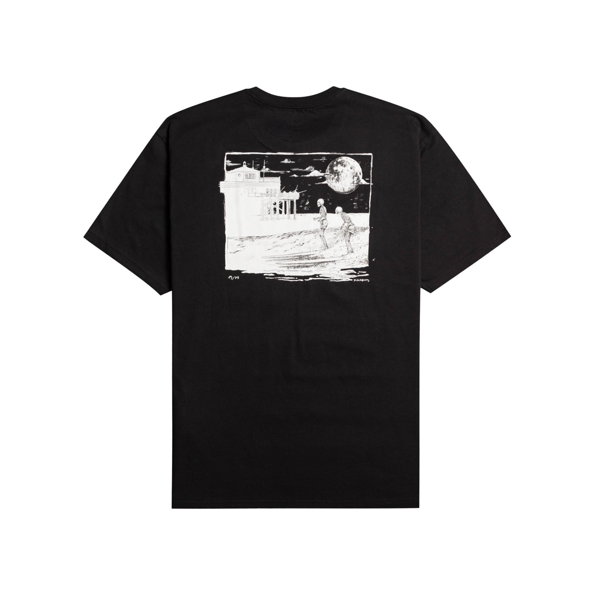 Billabong Night Ride Ss Erkek Siyah Tişört