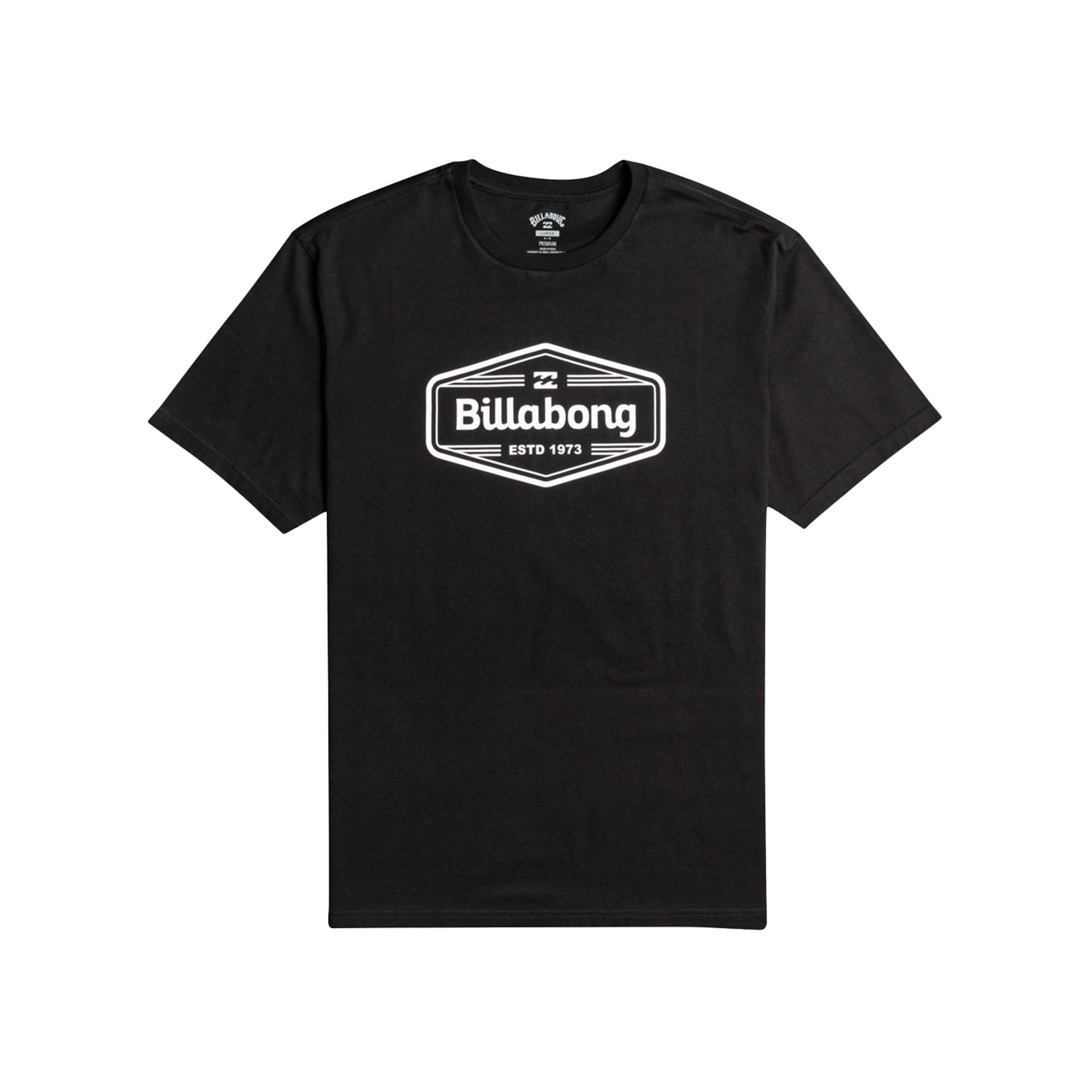 Billabong Trademark Ss Erkek Siyah Tişört