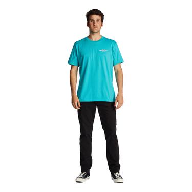  Billabong Crayon Wave Ss Erkek Mavi Tişört