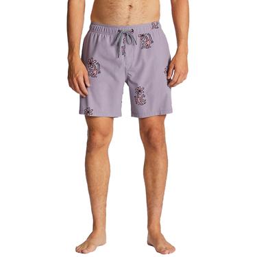  Billabong Flower Dance Layback Erkek Gri Volley Short