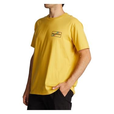  Billabong Walled Ss Erkek Sarı Tişört