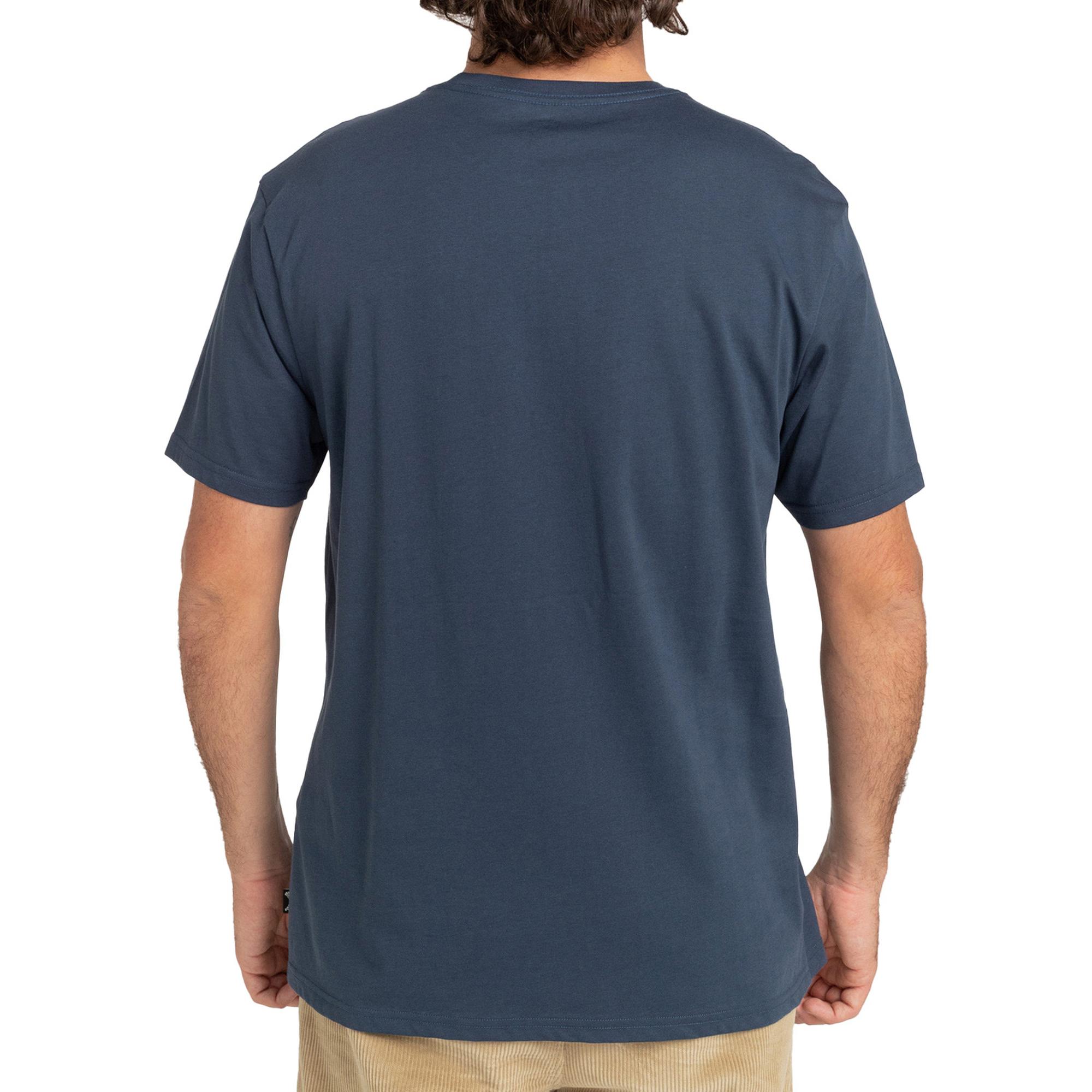 Billabong Trademark Ss Erkek Mavi Tişört