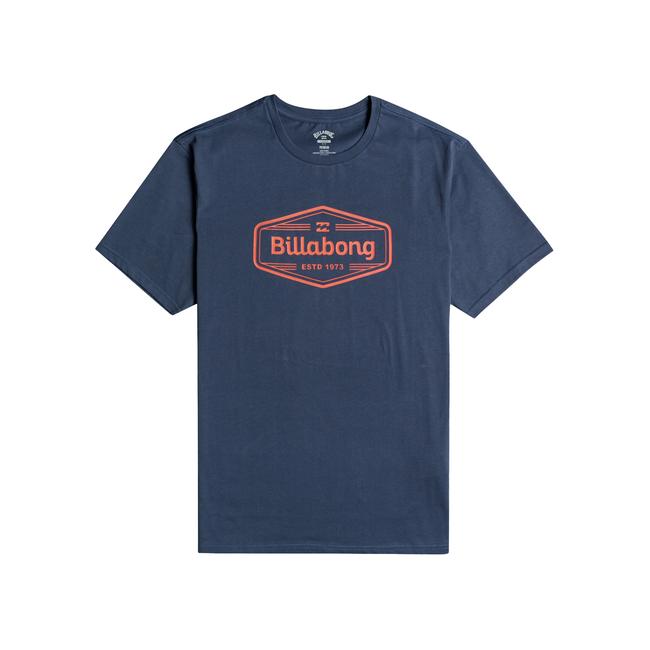  Billabong Trademark Ss Erkek Mavi Tişört