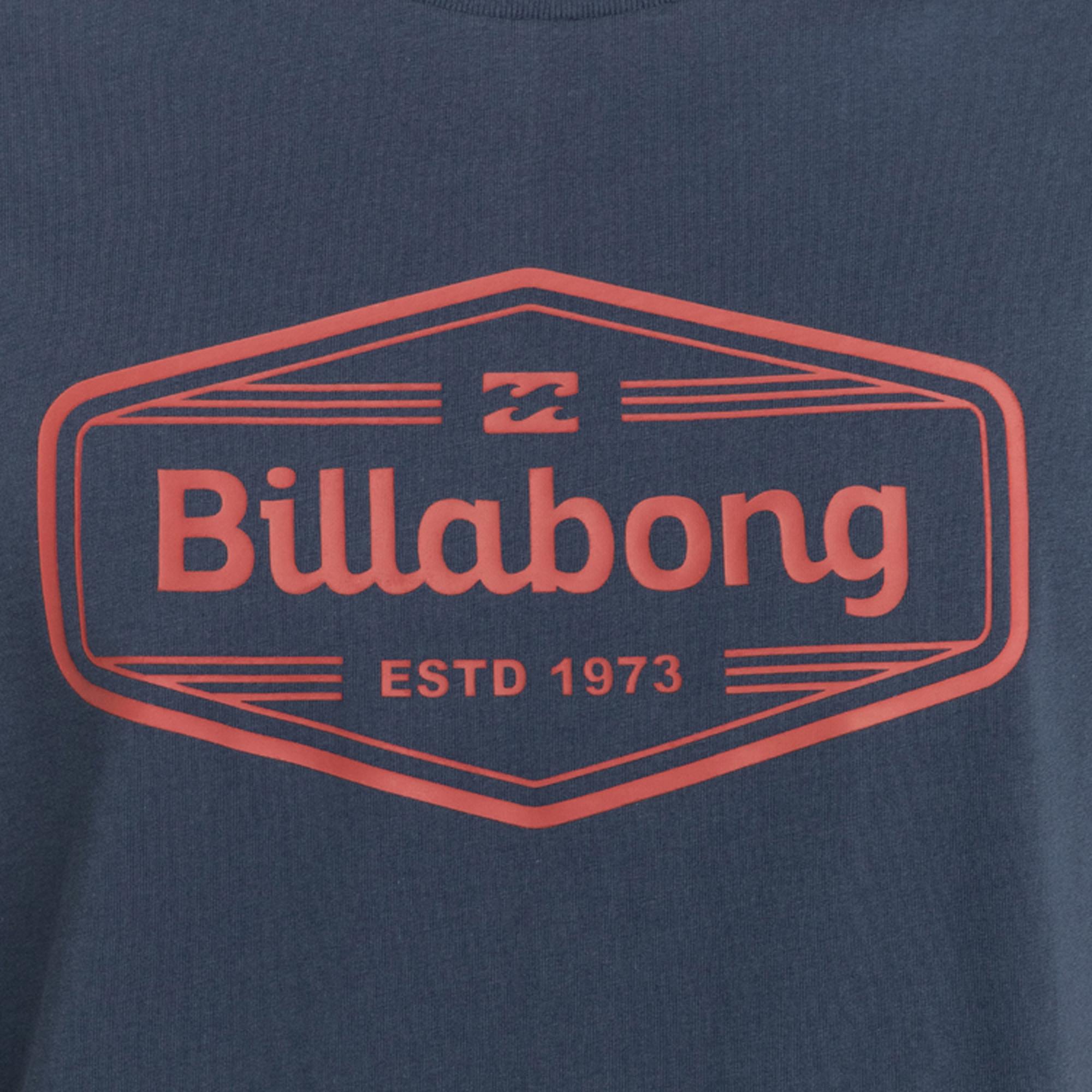 Billabong Trademark Ss Erkek Mavi Tişört