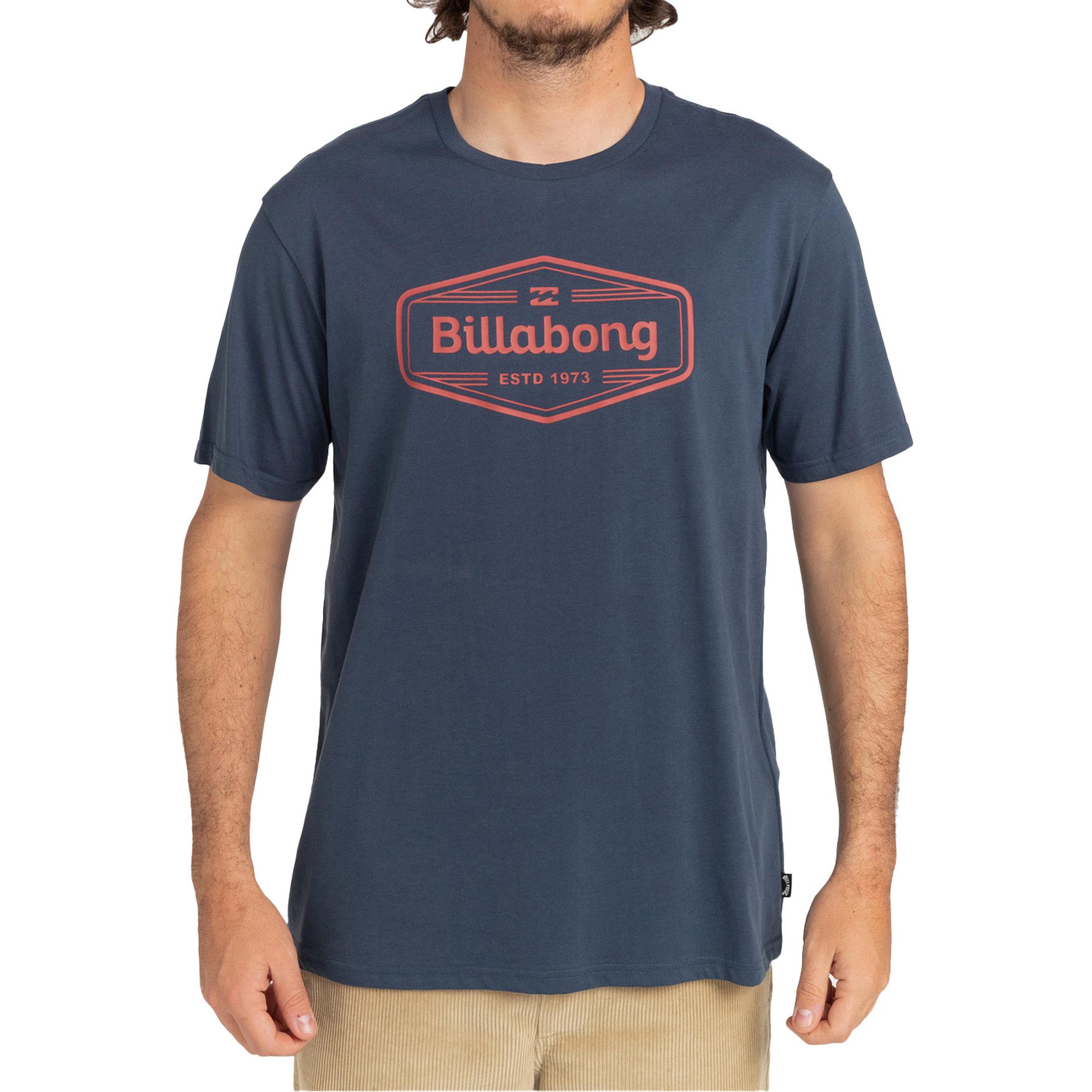 Billabong Trademark Ss Erkek Mavi Tişört