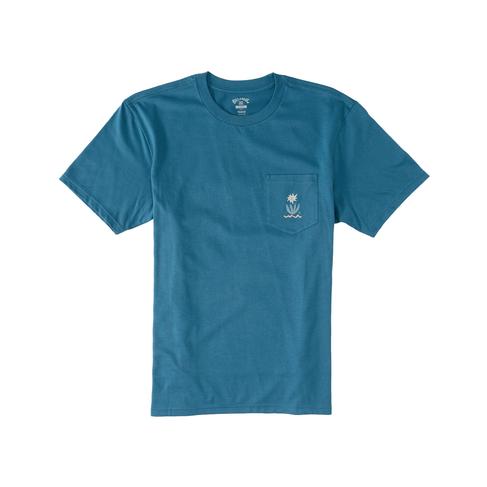  Billabong Troppo Pkt Erkek Mavi Tişört