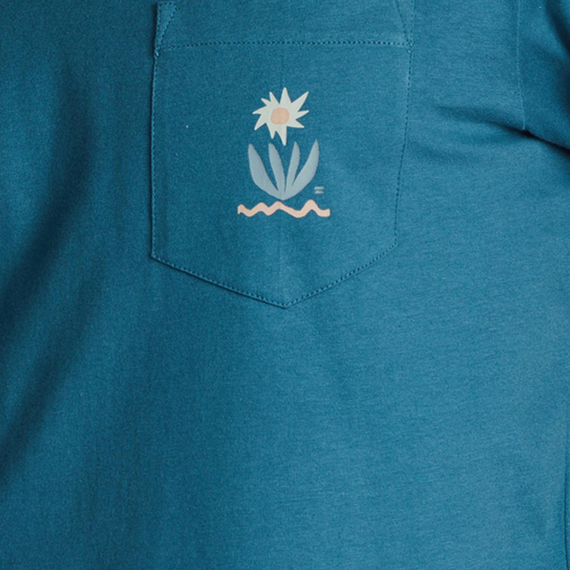 Billabong Troppo Pkt Erkek Mavi Tişört