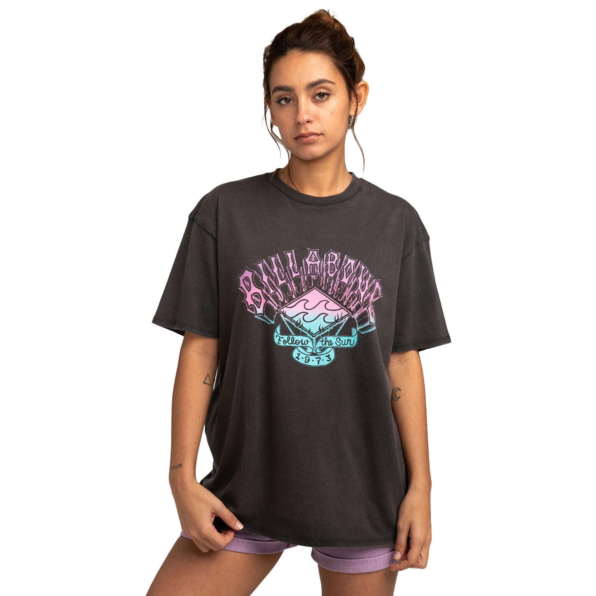 Billabong Follow The Sun Kadın Siyah Tişört
