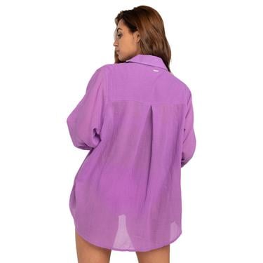  Billabong Swell Overshirt Kadın Pembe Gömlek