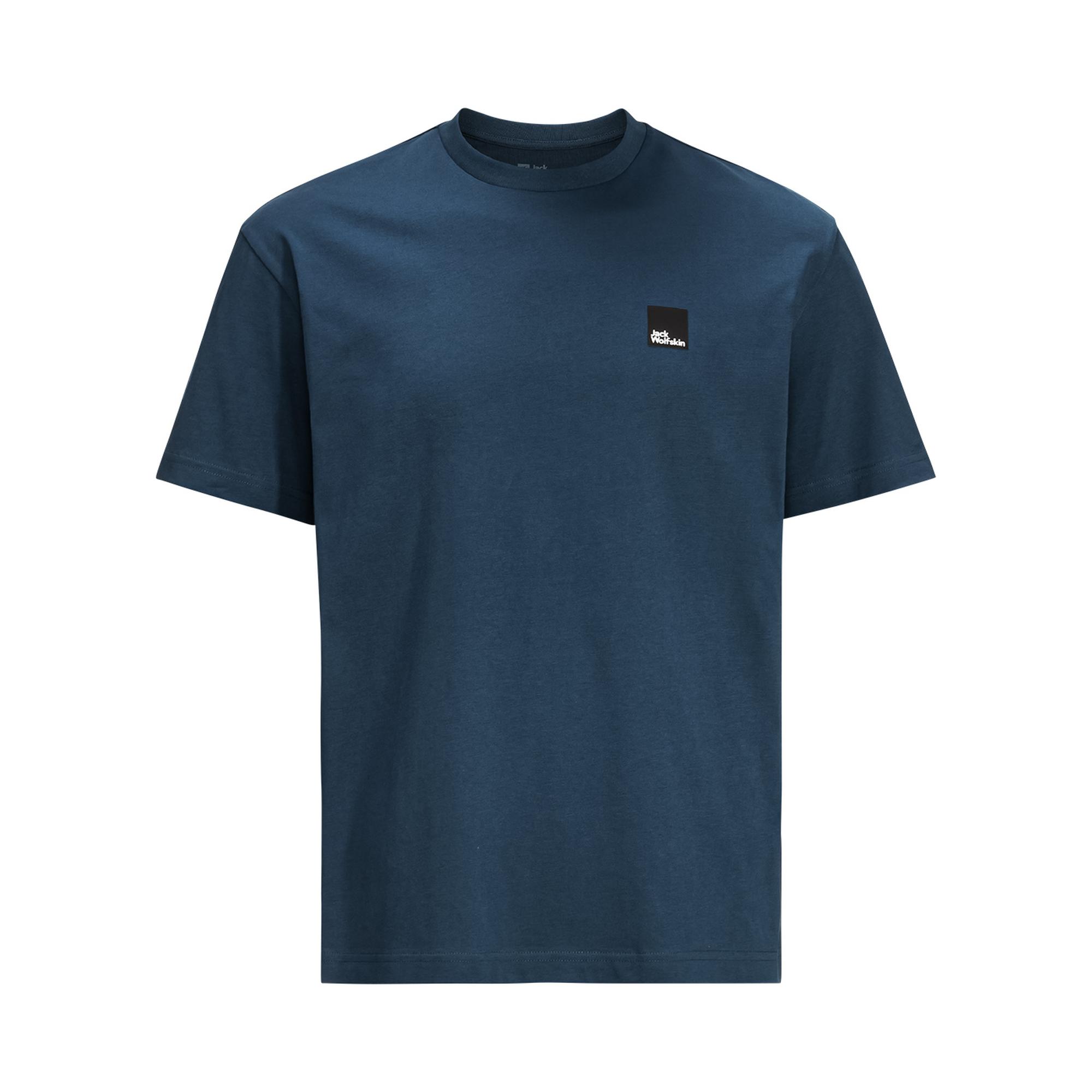 Jack Wolfskin Eschenheimer T Unisex Mavi Tişört