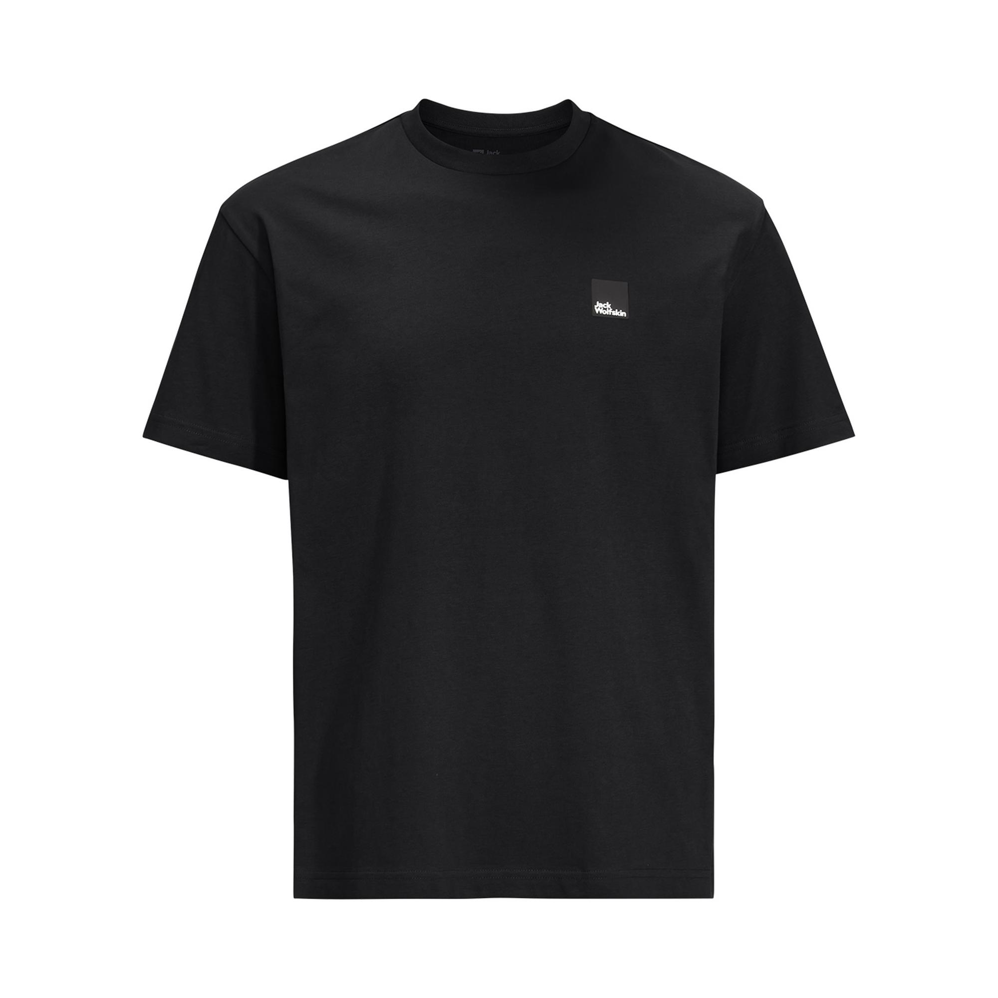 Jack Wolfskin Eschenheimer T Unisex Siyah Tişört