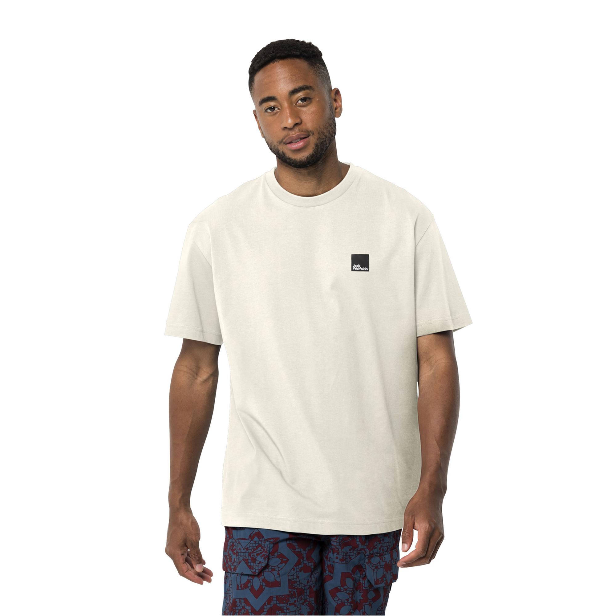 Jack Wolfskin Eschenheimer T Unisex Bej Tişört