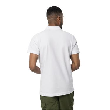  Jack Wolfskin Essential Polo Erkek Beyaz Polo Tişört
