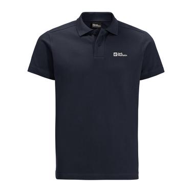  Jack Wolfskin Essential Polo Erkek Mavi Polo Tişört