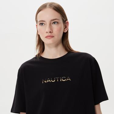  Nautica Kadın Siyah T-Shirt