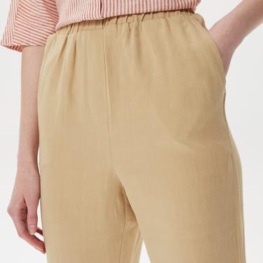  Nautica Kadın Bej Keten Pantolon