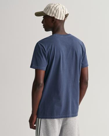  GANT Erkek Lacivert Relaxed Fit Bisiklet Yaka T-shirt