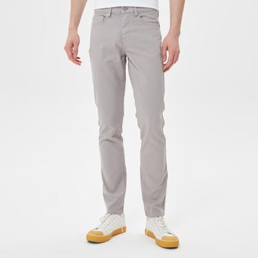  Erkek Slim Fit Gri Pantolon
