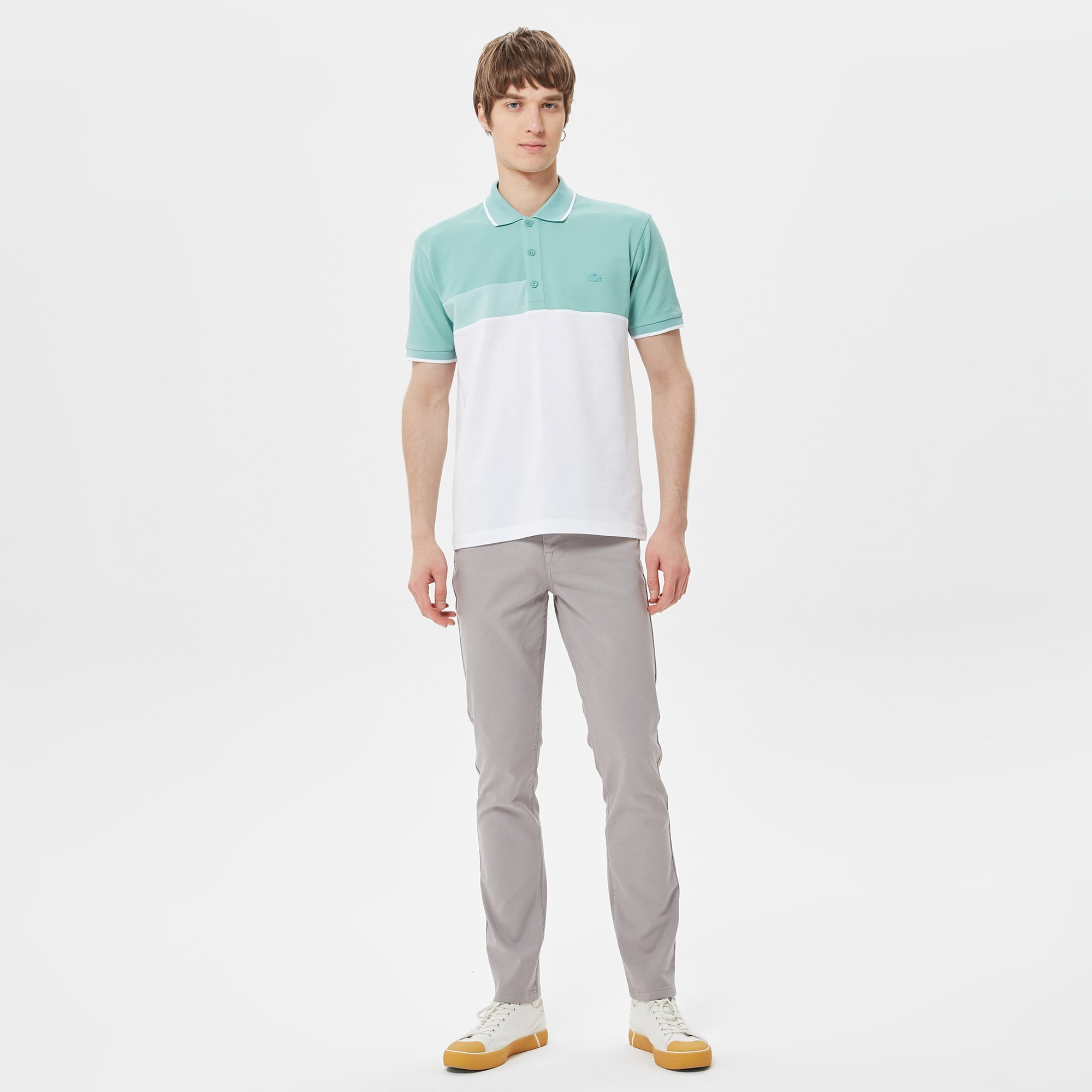  Erkek Slim Fit Gri Pantolon