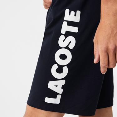  Lacoste Erkek Regular Fit Baskılı Lacivert Şort