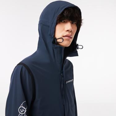  Active Erkek Regular Fit Kapüşonlu Baskılı Lacivert Mont