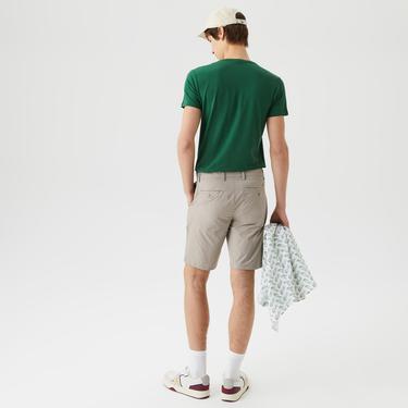  Erkek Slim Fit Gri Bermuda