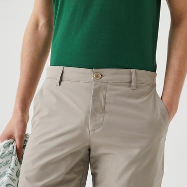  Erkek Slim Fit Gri Bermuda