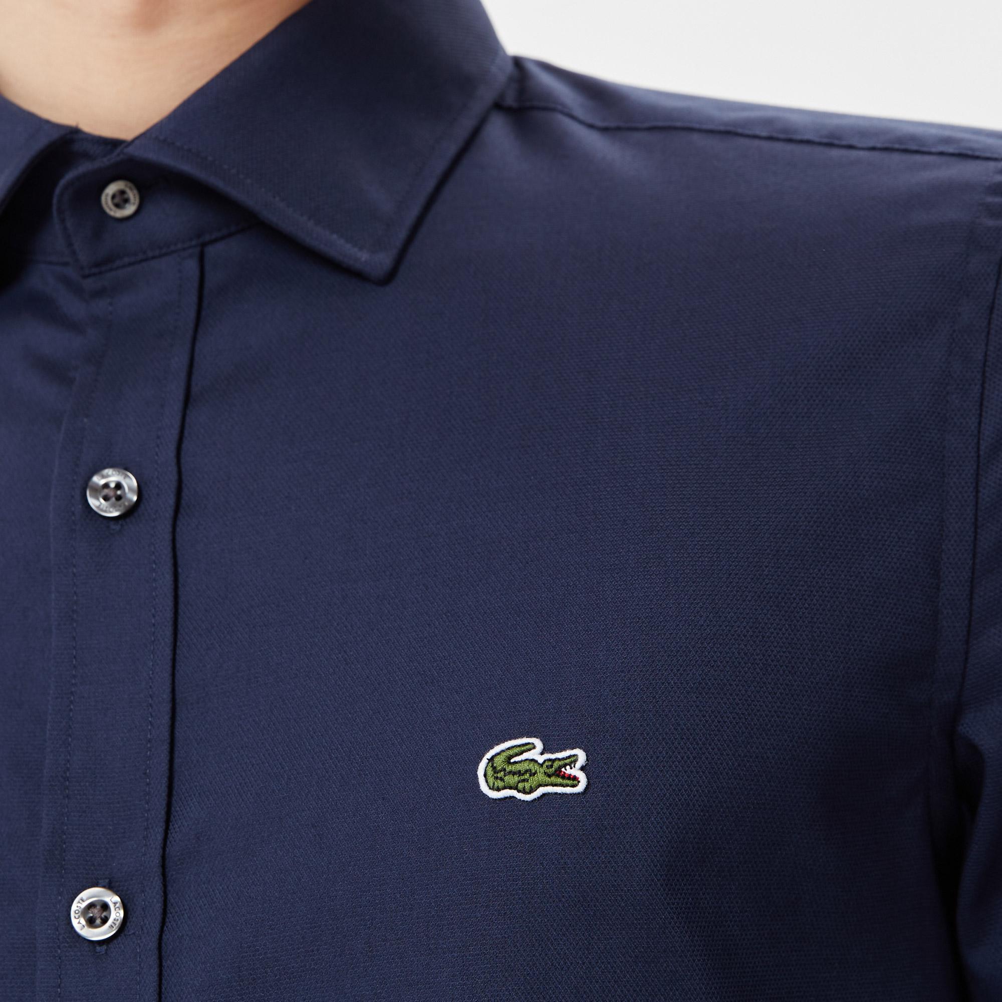 Lacoste Erkek Lacivert Gömlek