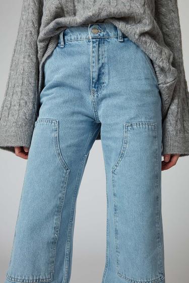  Yamalı Straight Jean