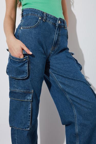  Denim Kargo Pantolon