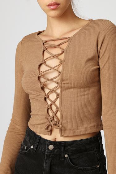  Önden Bağlamalı Bluz