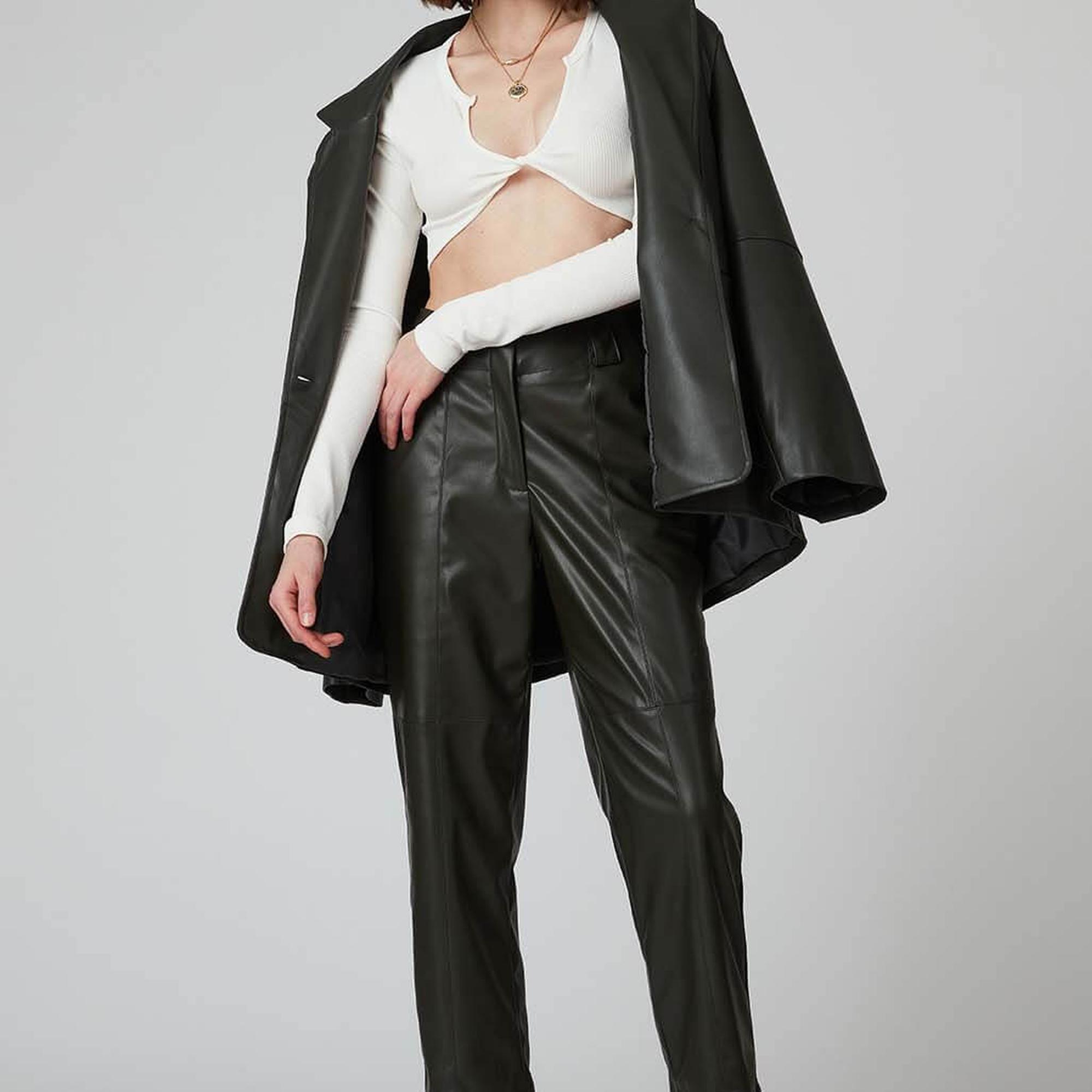 Burgulu Uzun Kollu Croptop