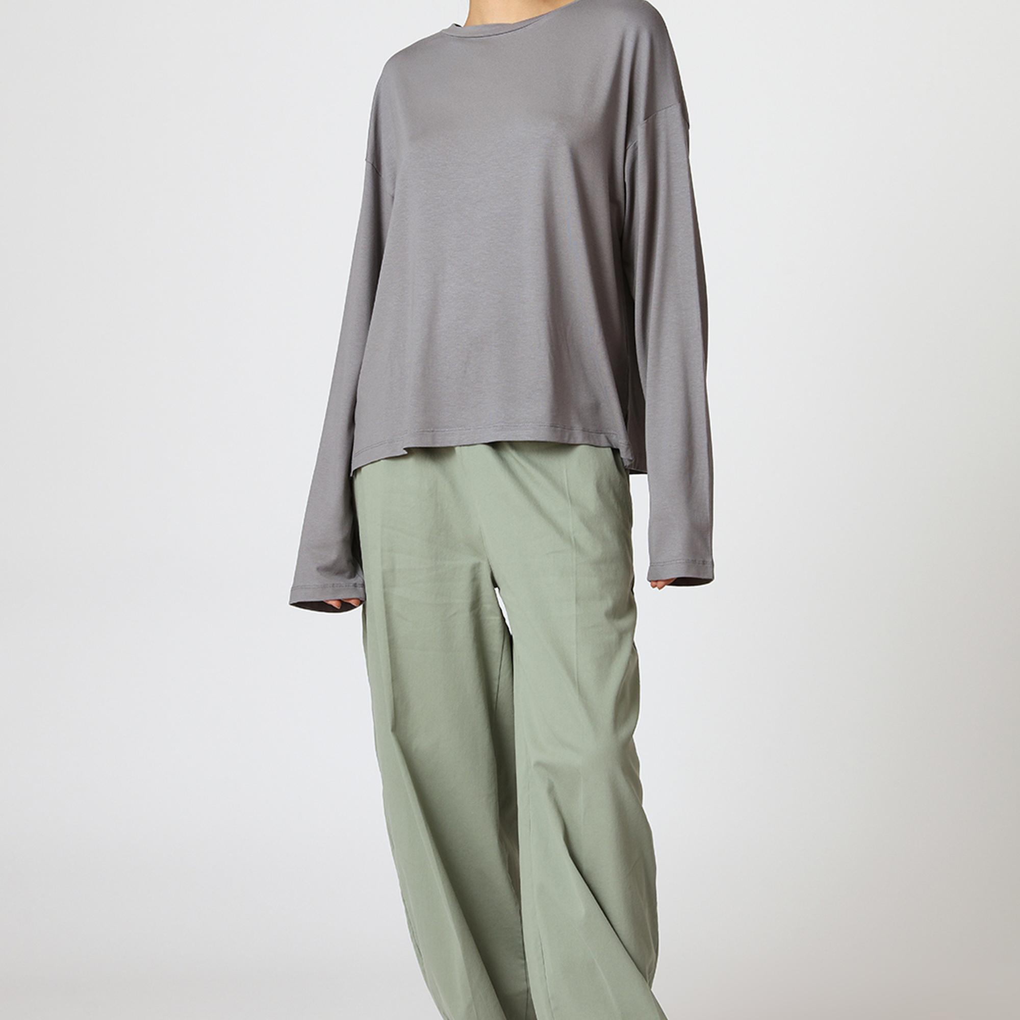 Uzun Kollu Oversize Tshirt