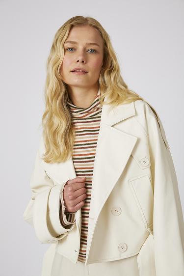  Dik Yaka Oversize Bluz