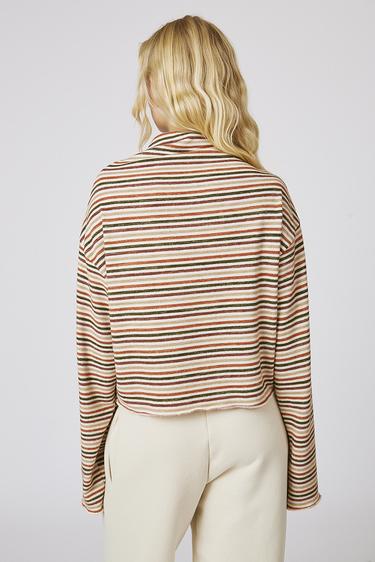  Dik Yaka Oversize Bluz