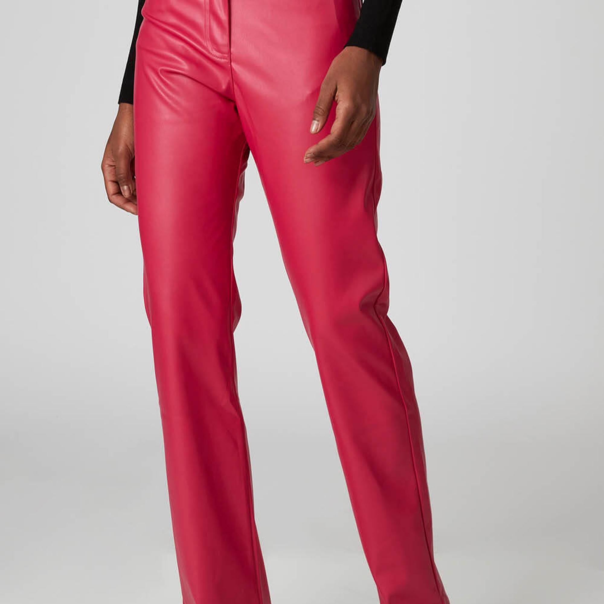 Straight Deri Pantolon