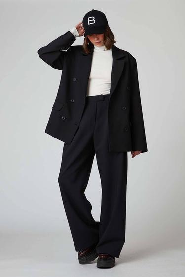  Kruvaze Oversize Ceket