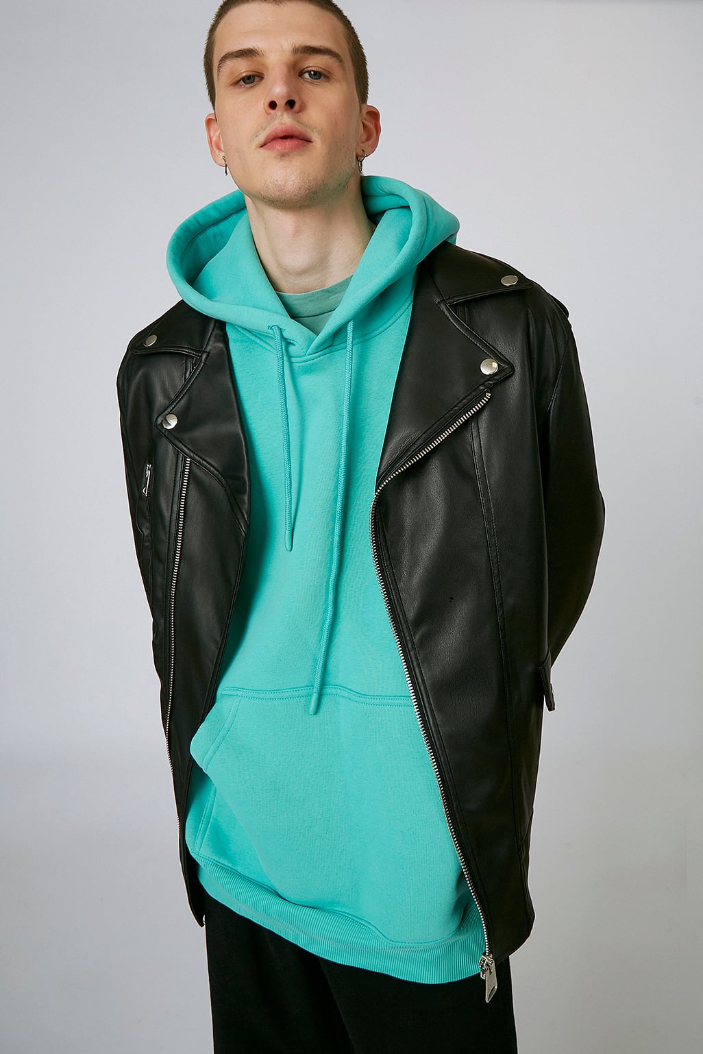  Baskılı Kapşonlu Sweatshirt