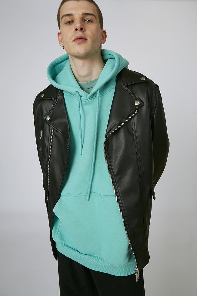  Baskılı Kapşonlu Sweatshirt