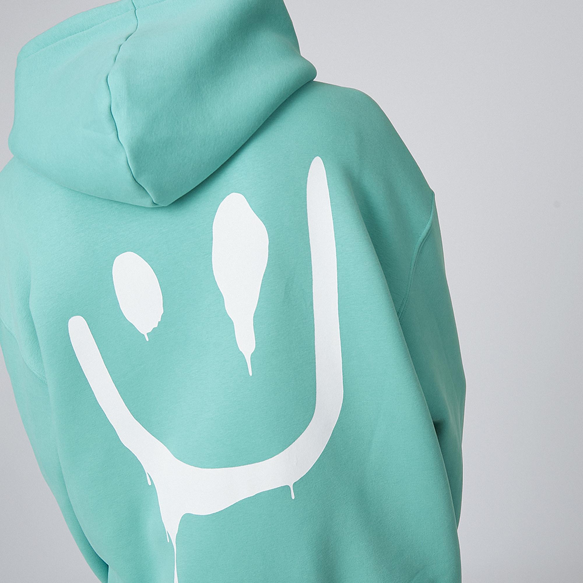 Baskılı Kapşonlu Sweatshirt