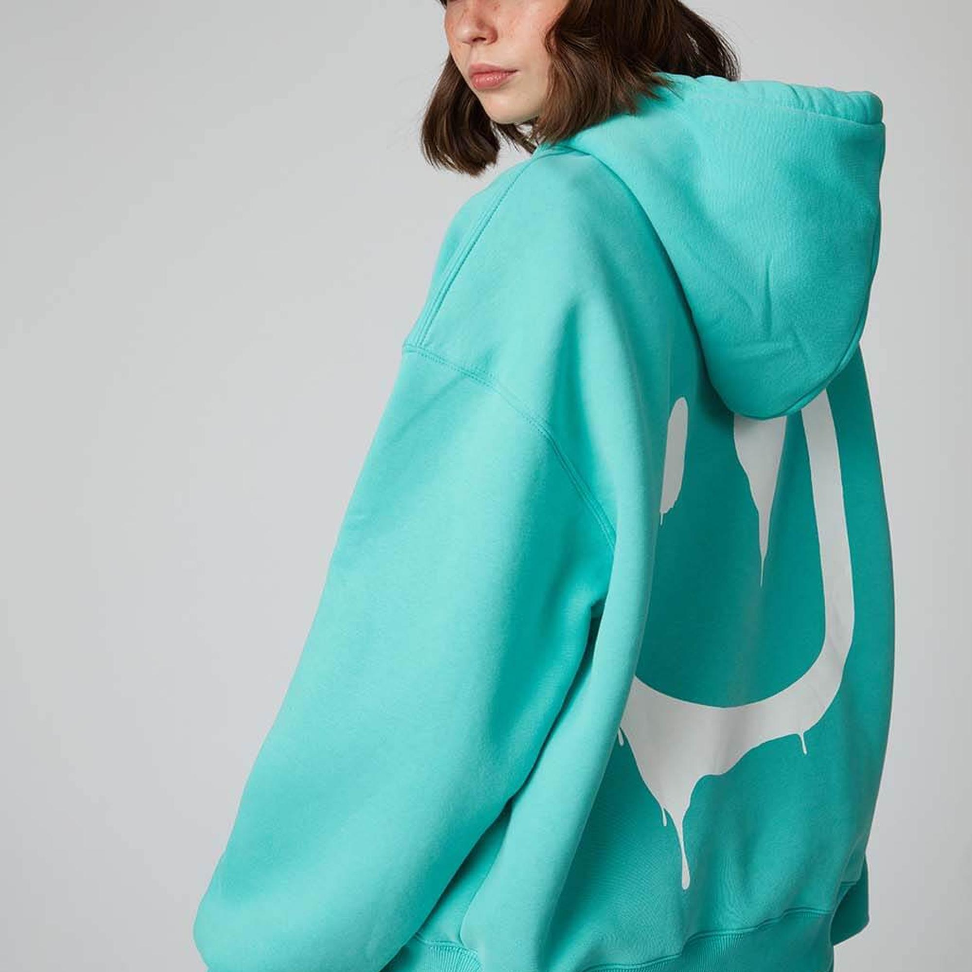 Baskılı Kapşonlu Sweatshirt