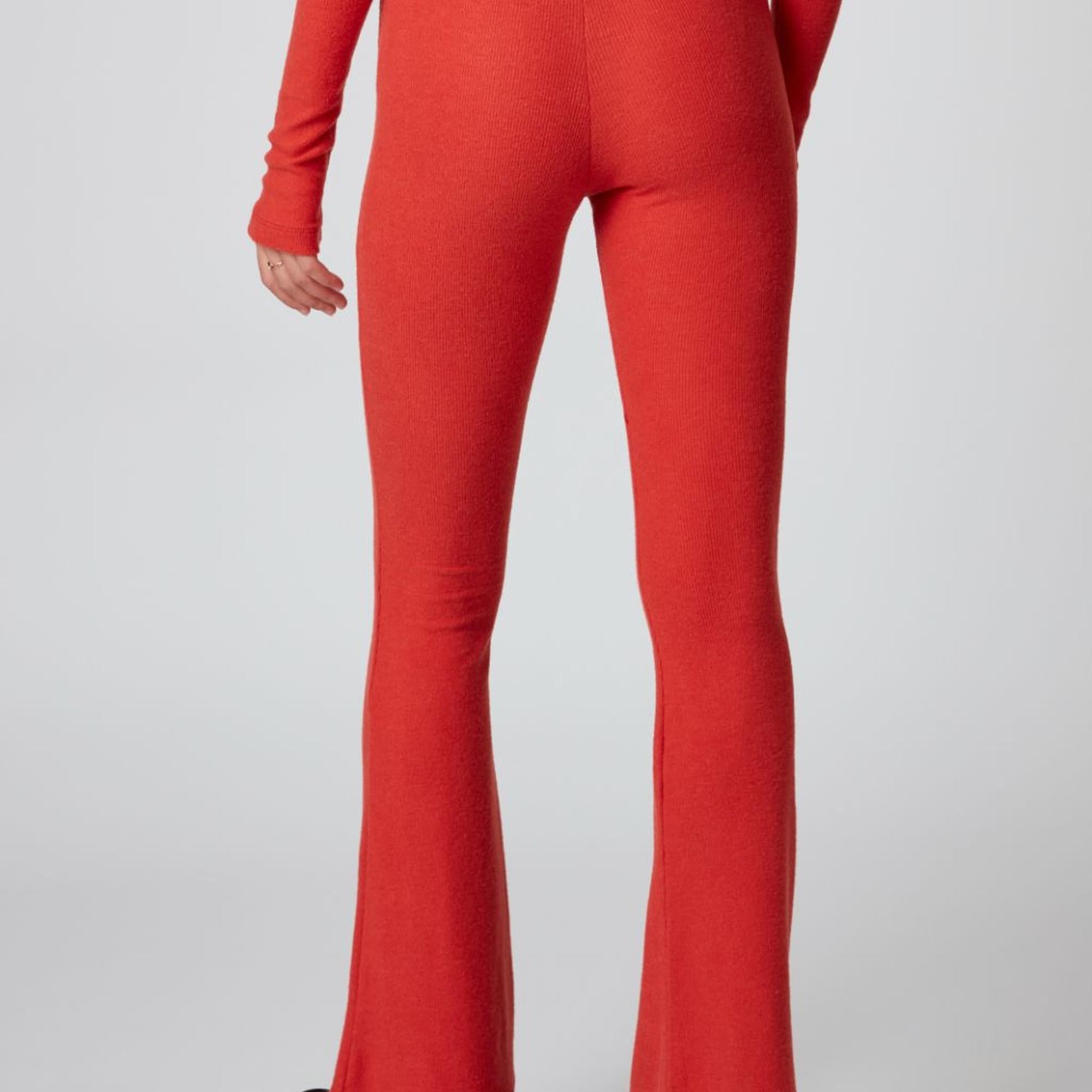 Örme İspanyol Tayt