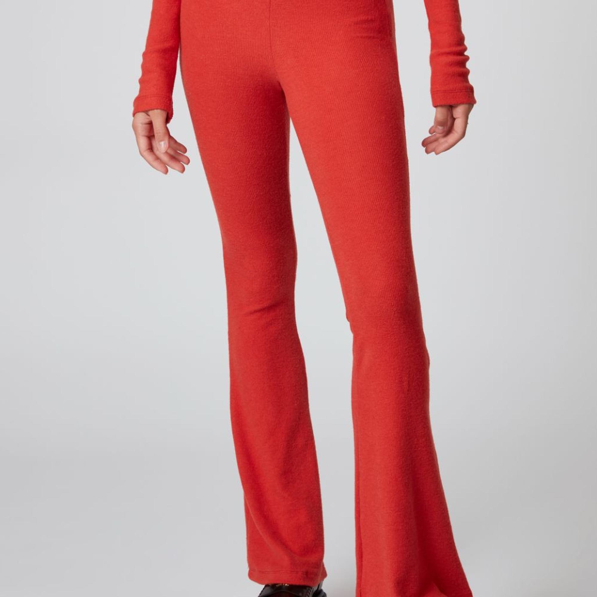 Örme İspanyol Tayt