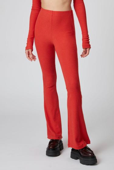  Örme İspanyol Tayt